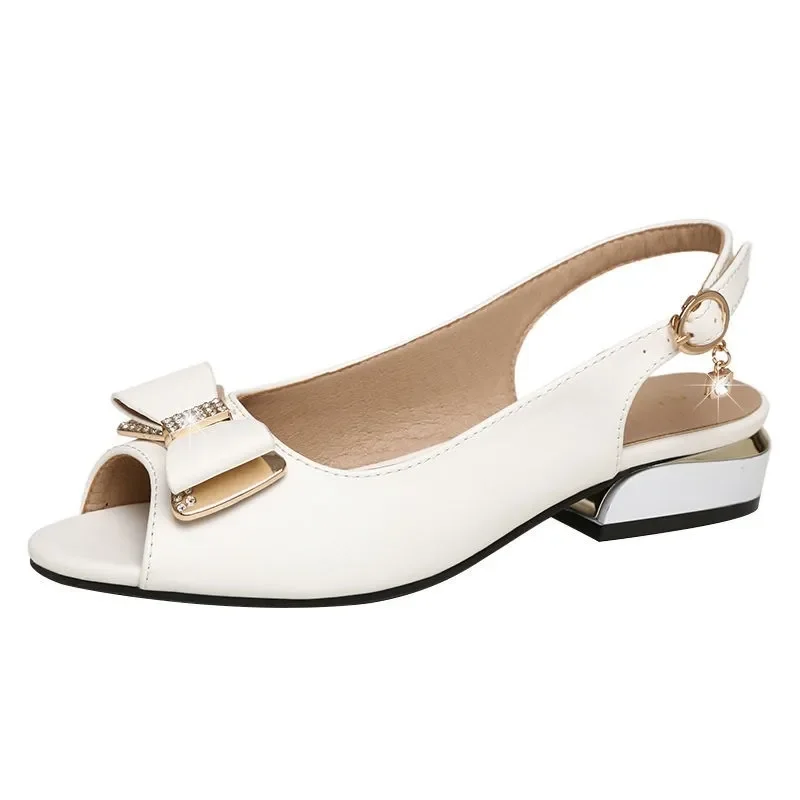 Women’s Square Heel Peep Toe Pumps – Comfortable Lightweight Office & Casual Work Shoes (Model A313) - Image 4