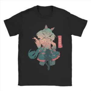 Nice Nature Uma Musume Anime T-Shirt | 100% Cotton Novelty Crew Neck Tee