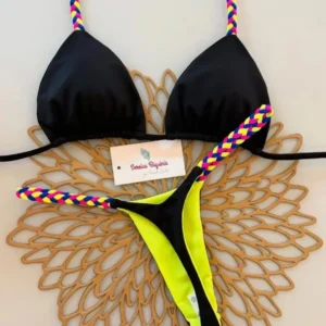 Halter Micro Bikini Set – Brazilian String Thong Party Swimwear for Women