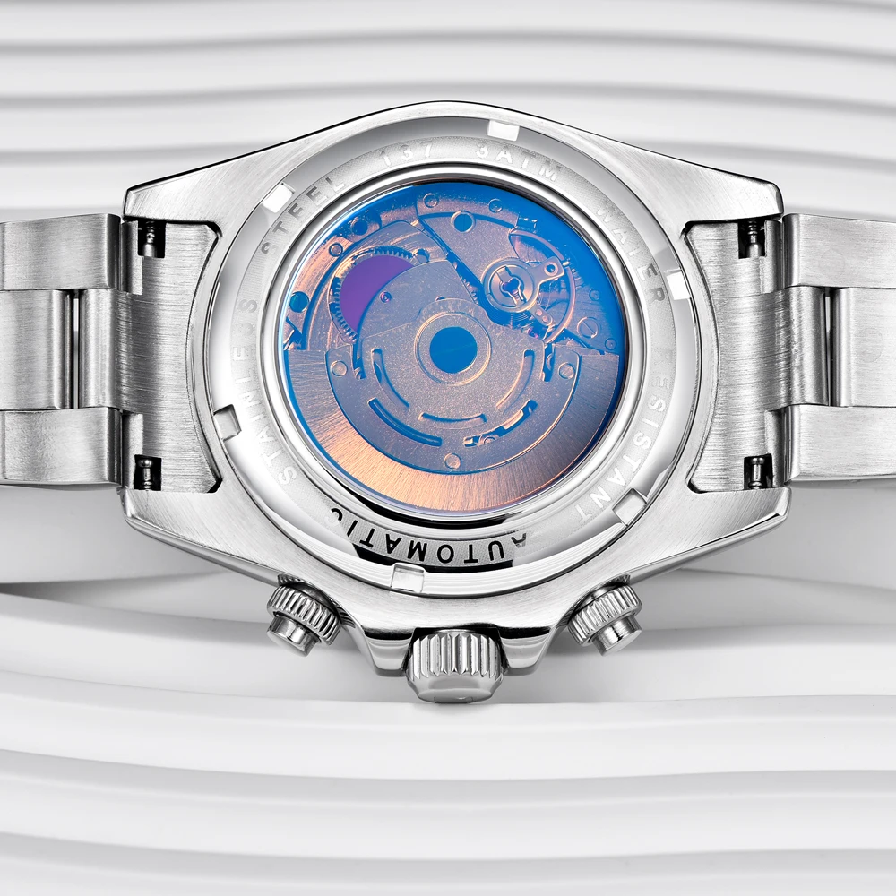Men's watches top brand luxury mechanical watches men's Rollstimi137 luminous 30 meters waterproof stainless steel men's watches - Image 5