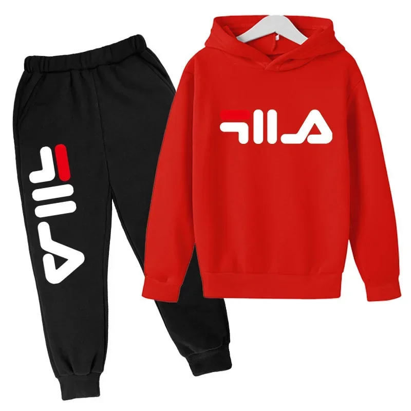 Spring Autumn New Fashion Kids Tracksuits 3-12 Years Boys and Girls Casual Sports Hoodie Tops+pants 2pcs Sets Children Clothes - Image 4