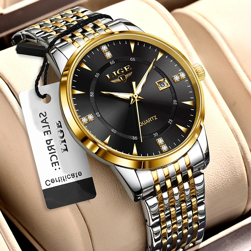 LIGE Women Watches Fashion Quartz Watch For Women Top Brand Luxury Waterproof Luminous Date Chronograph Relogios Feminino+BOX - Image 6
