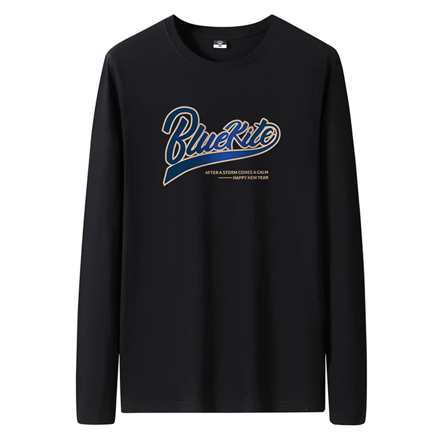 Men's Slim-Fit Long Sleeve Crew Neck T-Shirt - Image 26
