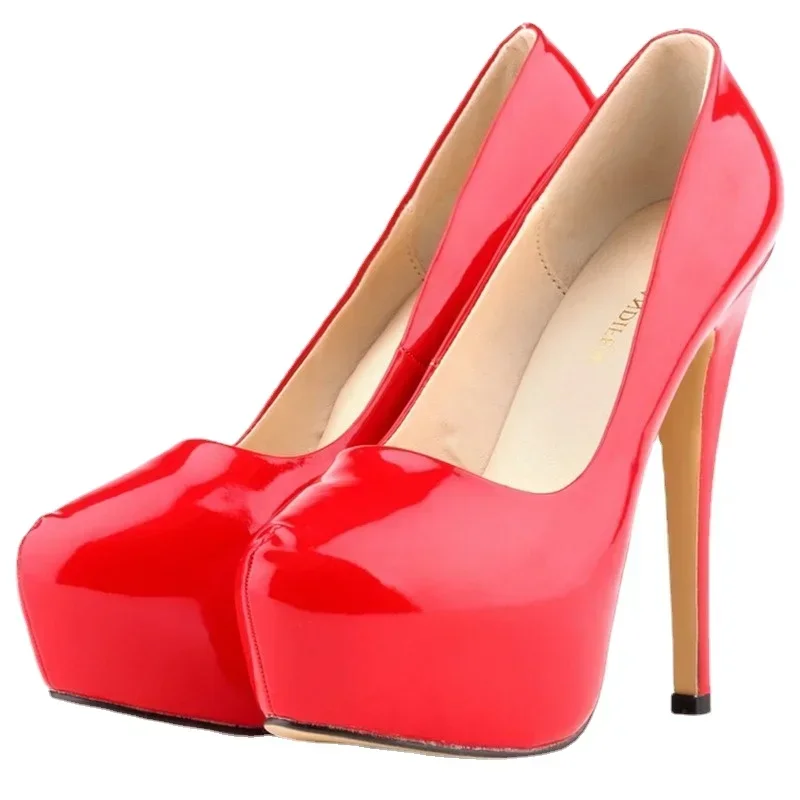 Luxury Platform Stiletto Pumps – Bold 14cm High-Heel Dress Shoes for Nightclubs and Weddings - Image 2