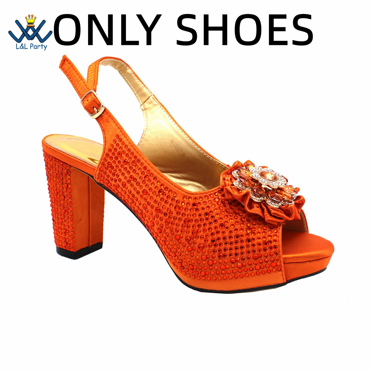 Elegant Magenta Crystal Party Sandals – Luxury African-Style Women’s Matching Shoe and Bag Set - Image 10