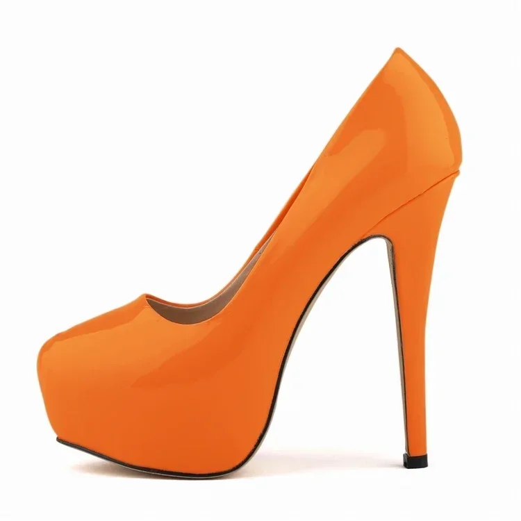 Luxury Platform Stiletto Pumps – Bold 14cm High-Heel Dress Shoes for Nightclubs and Weddings - Image 11