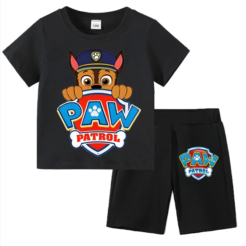 Boys Paw Patrol 2-Piece Summer Clothes Set – Short Sleeve T-Shirt and Shorts Active Suit - Image 13