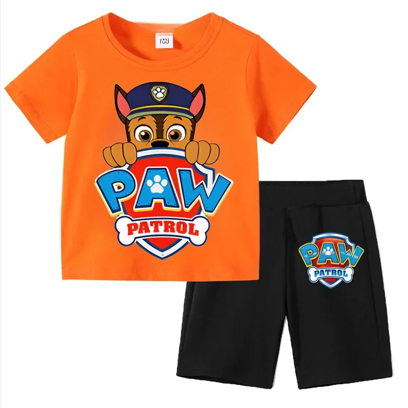 Boys Paw Patrol 2-Piece Summer Clothes Set – Short Sleeve T-Shirt and Shorts Active Suit - Image 11