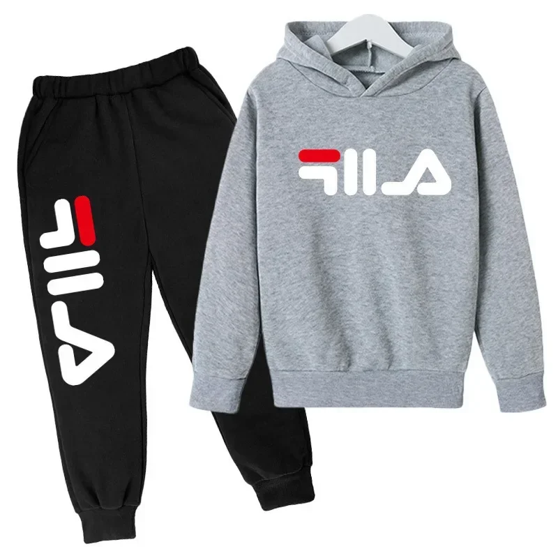Spring Autumn New Fashion Kids Tracksuits 3-12 Years Boys and Girls Casual Sports Hoodie Tops+pants 2pcs Sets Children Clothes - Image 9
