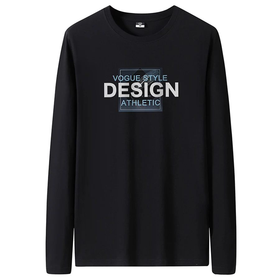 Men's Slim-Fit Long Sleeve Crew Neck T-Shirt - Image 16