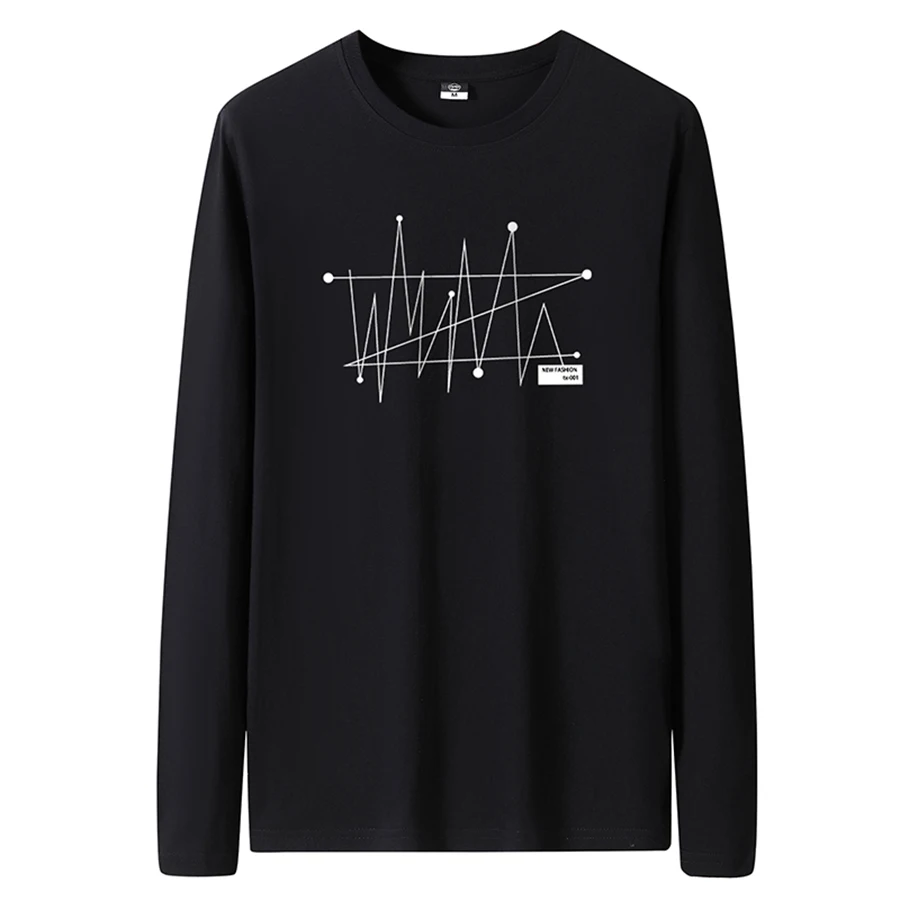 Men's Slim-Fit Long Sleeve Crew Neck T-Shirt - Image 23