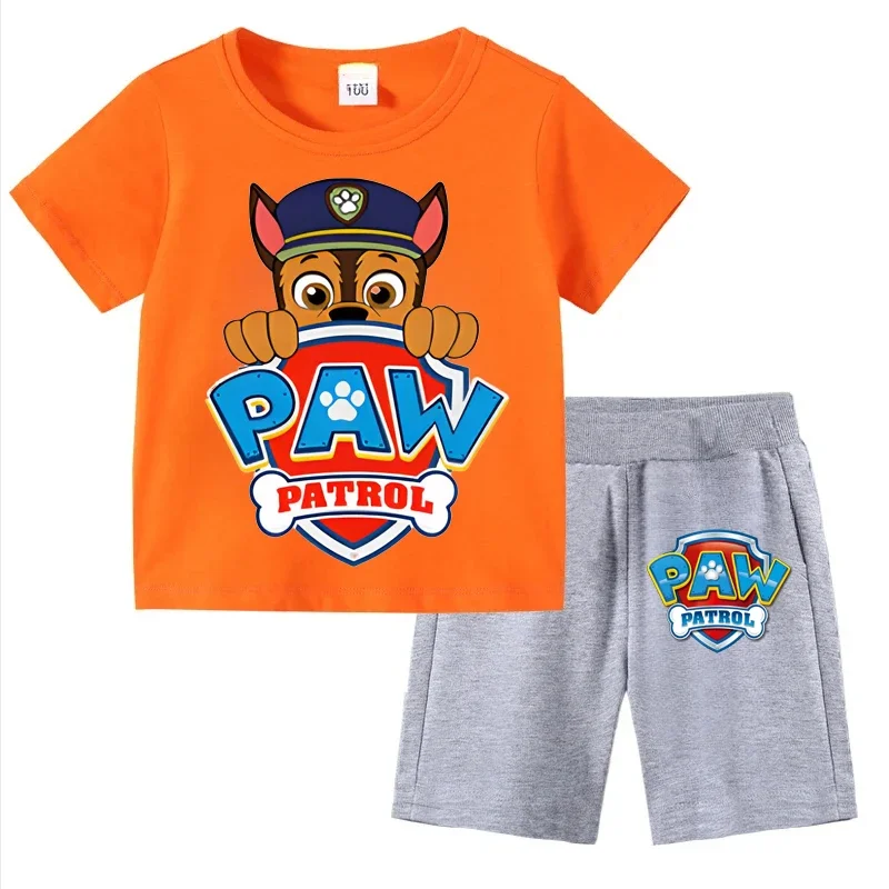 Boys Paw Patrol 2-Piece Summer Clothes Set – Short Sleeve T-Shirt and Shorts Active Suit - Image 6