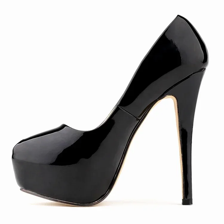 Luxury Platform Stiletto Pumps – Bold 14cm High-Heel Dress Shoes for Nightclubs and Weddings - Image 12