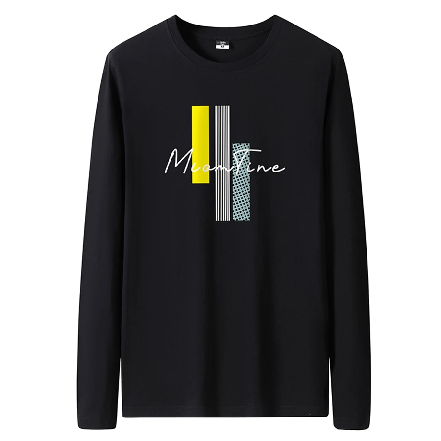 Men's Slim-Fit Long Sleeve Crew Neck T-Shirt - Image 22