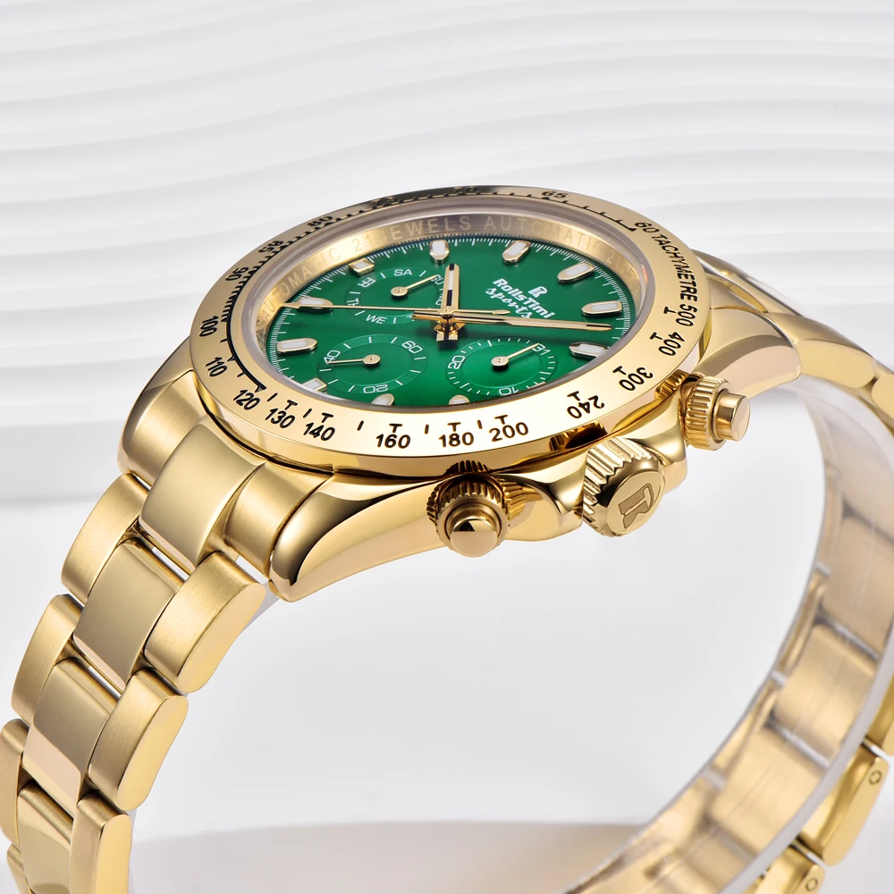 Men's watches top brand luxury mechanical watches men's Rollstimi137 luminous 30 meters waterproof stainless steel men's watches - Image 4