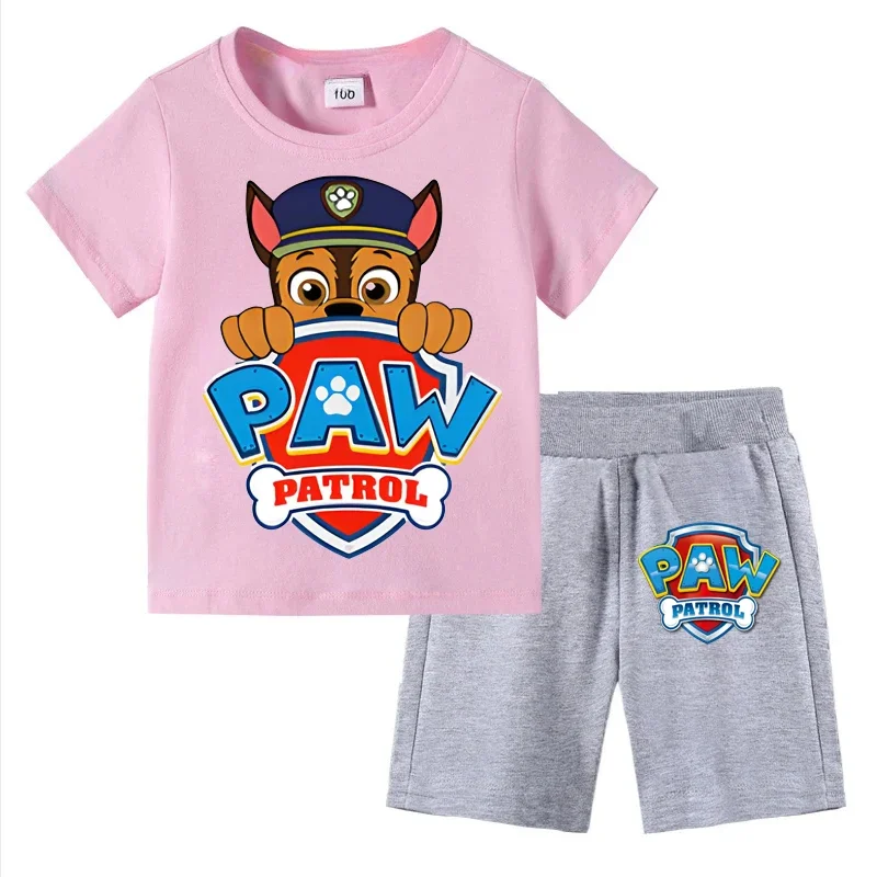 Boys Paw Patrol 2-Piece Summer Clothes Set – Short Sleeve T-Shirt and Shorts Active Suit - Image 15
