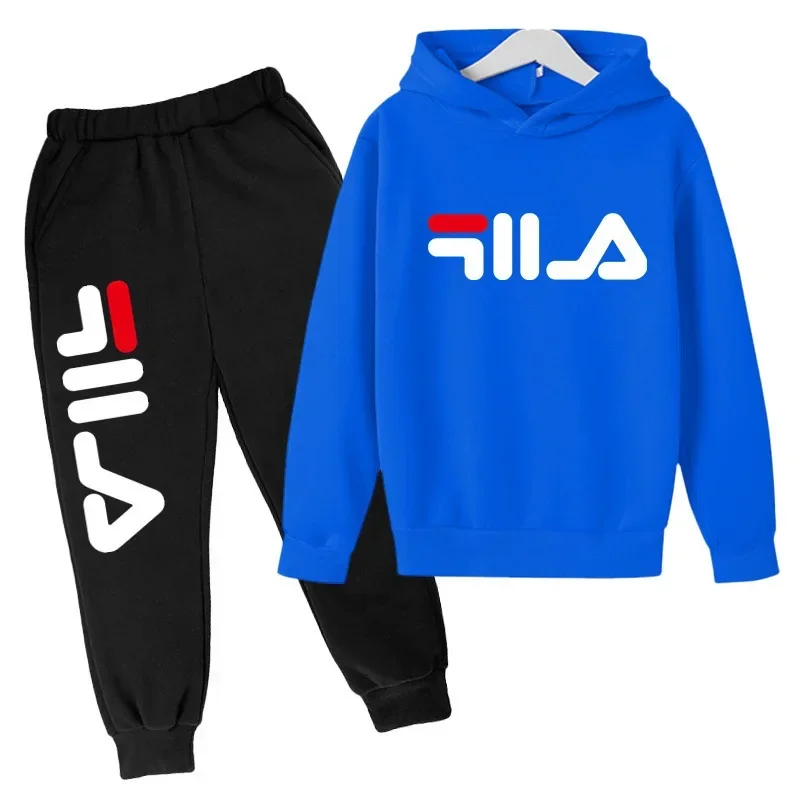 Spring Autumn New Fashion Kids Tracksuits 3-12 Years Boys and Girls Casual Sports Hoodie Tops+pants 2pcs Sets Children Clothes - Image 5