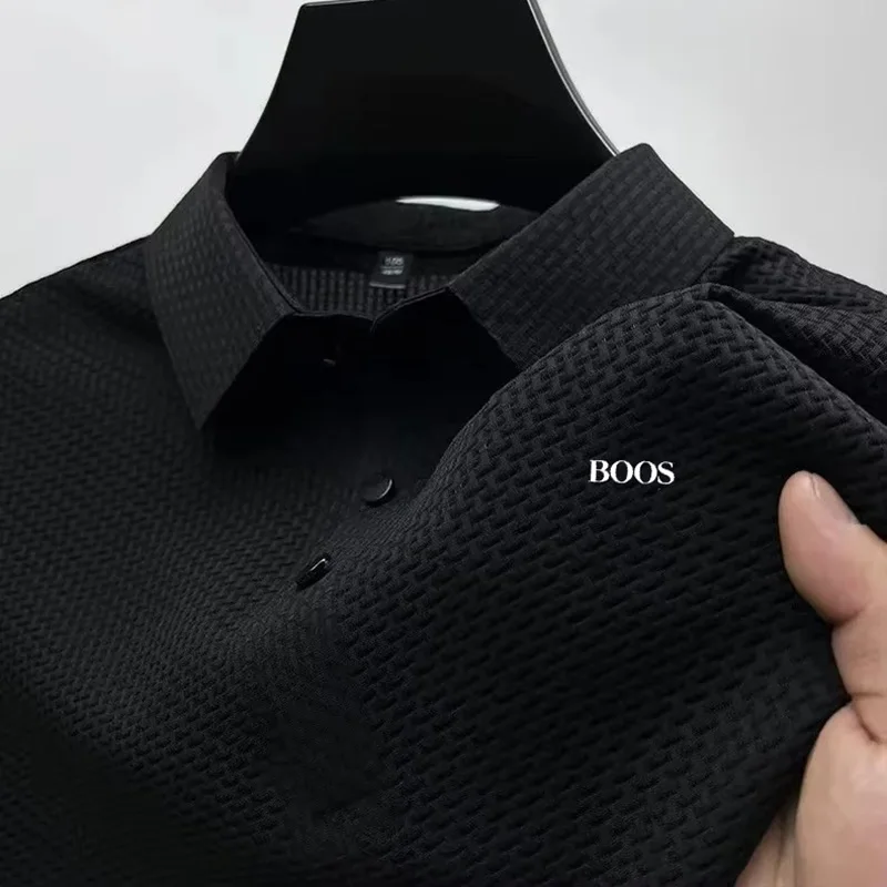 2025 NEW T-shirts for men Embroidered Men's t-shirts High Quality Mens polo shirt Shirt male Polo t shirt for men Summer - Image 2