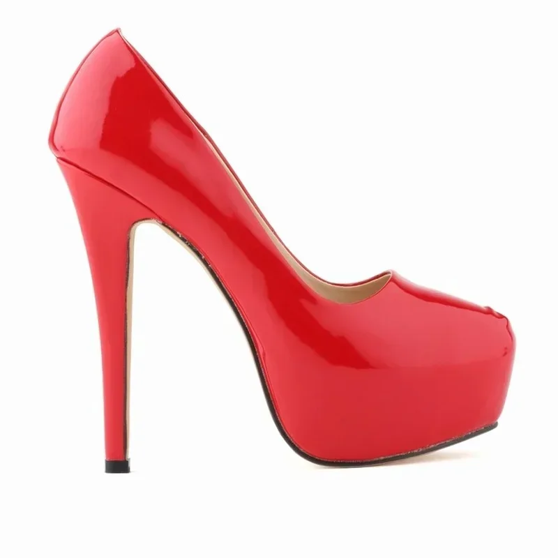 Luxury Platform Stiletto Pumps – Bold 14cm High-Heel Dress Shoes for Nightclubs and Weddings - Image 3