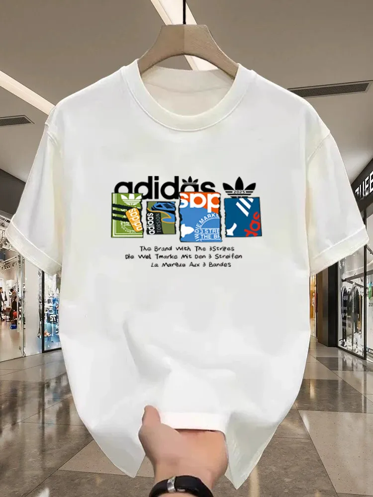 Premium American Pure Cotton Crewneck T-Shirt – Luxury Heavyweight Summer Tee - Image 2