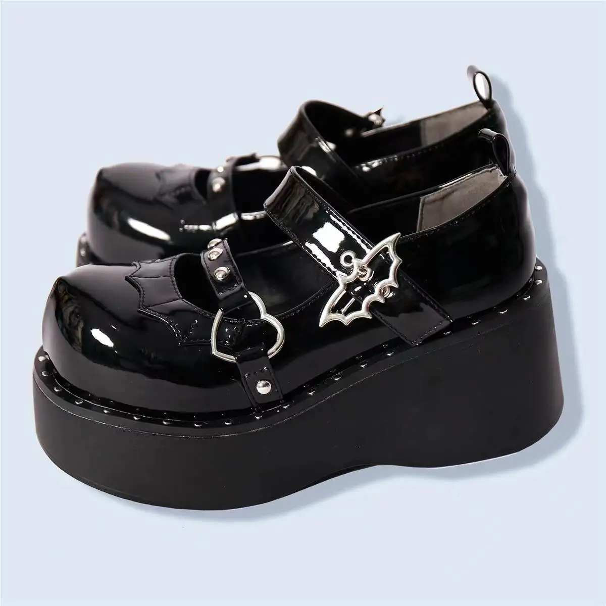 Women’s Lolita Mary Jane Wedge Platform Pumps – Cute Kawaii Casual & Cosplay Shoes - Image 7