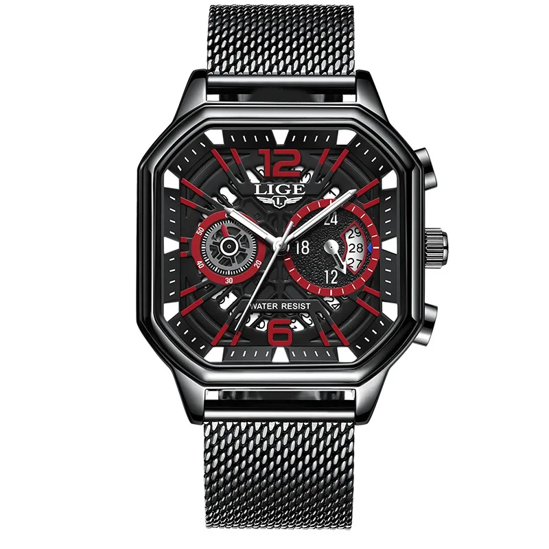 LIGE Women Watches Fashion Quartz Watch For Women Top Brand Luxury Waterproof Luminous Date Chronograph Relogios Feminino+BOX - Image 18