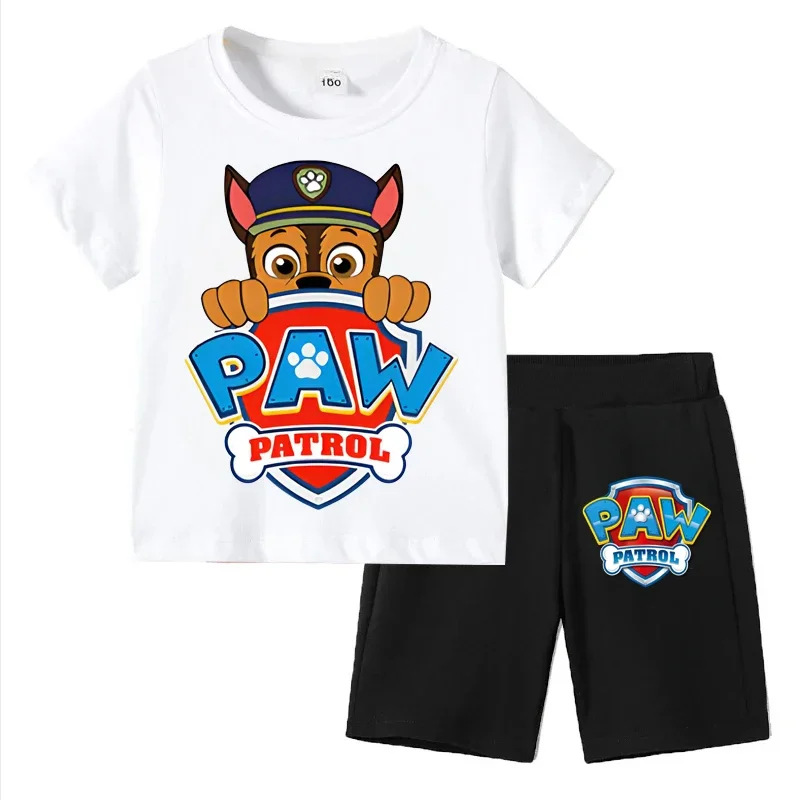 Boys Paw Patrol 2-Piece Summer Clothes Set – Short Sleeve T-Shirt and Shorts Active Suit - Image 9