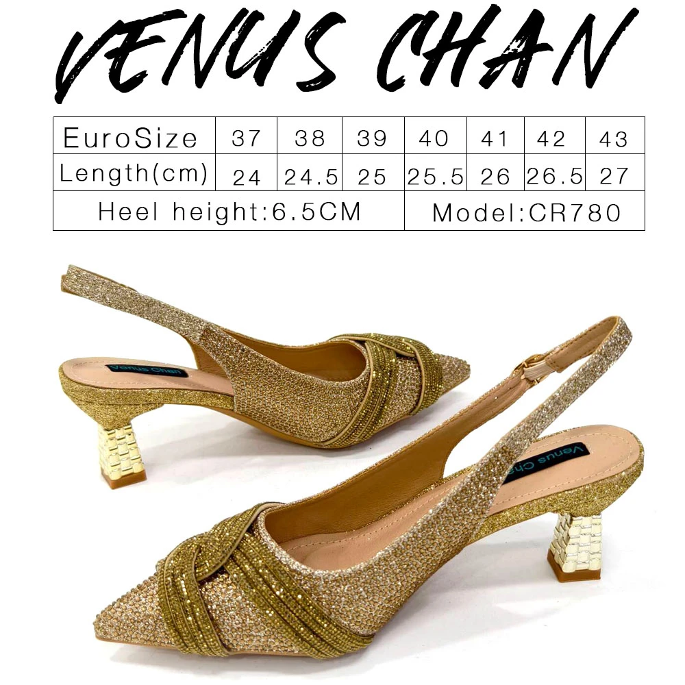 Italian Design Champagne Rhinestone Heel & Handbag Set – Elegant Nigerian Wedding & Party Shoe and Bag Ensemble - Image 13