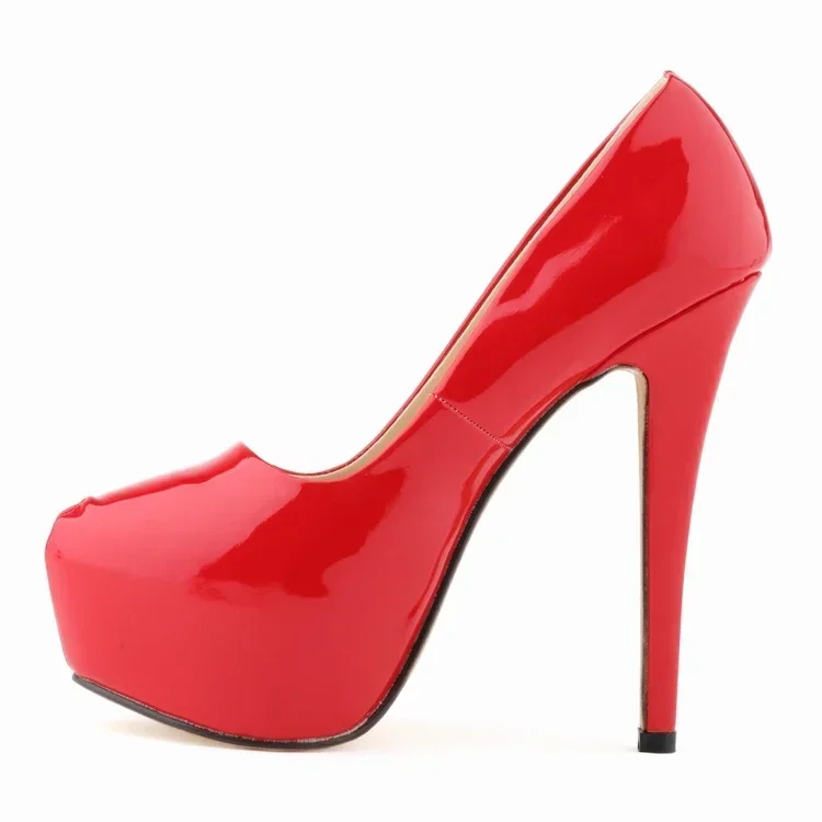 Luxury Platform Stiletto Pumps – Bold 14cm High-Heel Dress Shoes for Nightclubs and Weddings - Image 14