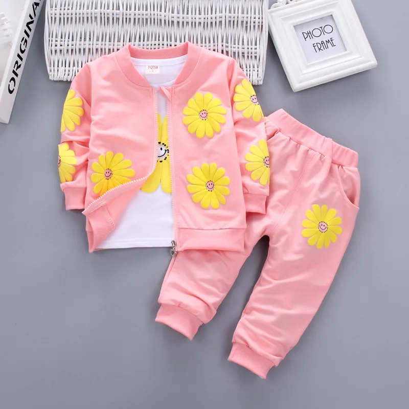 asual Kids 2-Piece Sport Suit Long Sleeve Pullover Shirt and Joggers Set Cotton Blend Autumn Playwear Outfit for Babies Toddlers 0-4Y - Image 11