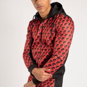 Red Ombre Gradient Coloured Tracksuit