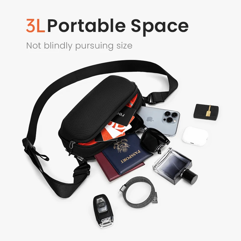 ReeYee Multi-Compartment Sling Bag – Versatile Waterproof Everyday Carry - Image 4