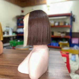 Top Selling Long Bob Cut Transparent for Lace Full Closure Wigs Remy Human Hair 250% Density for Black Women