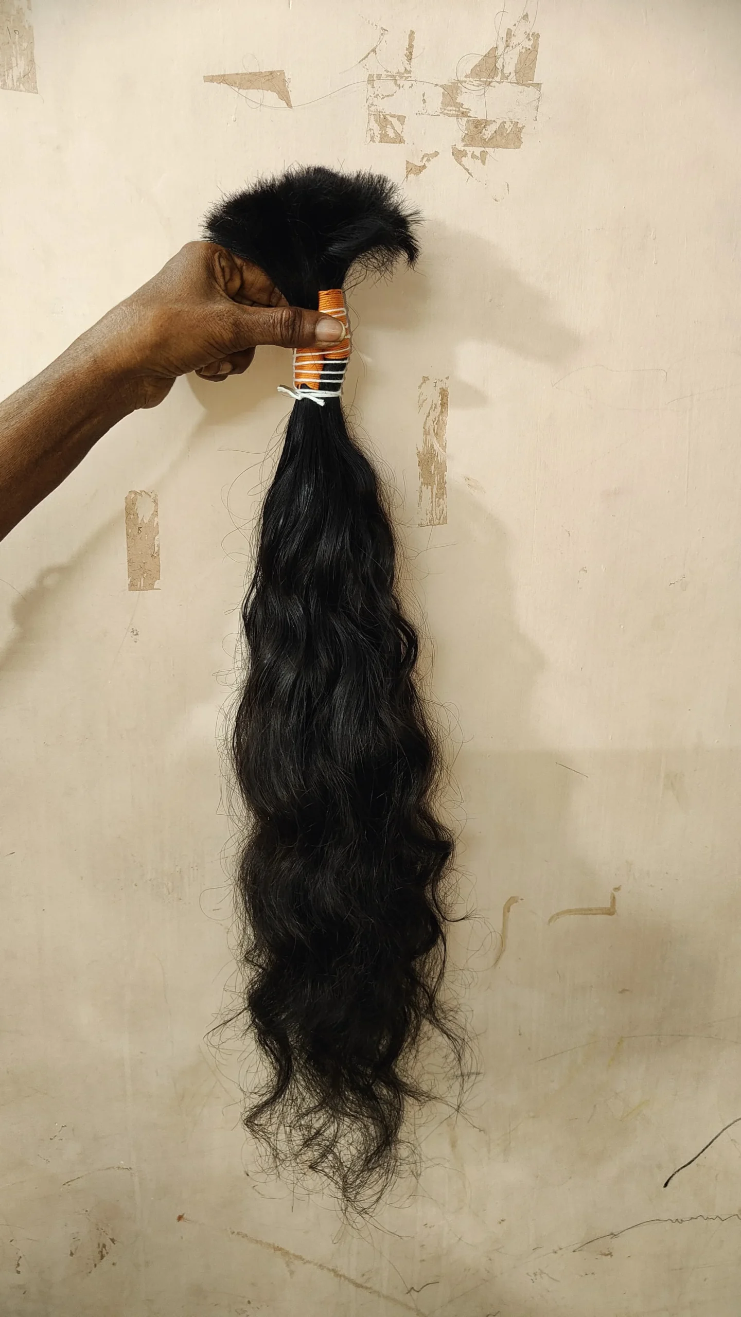100% Indian Temple Virgin Raw Human Hair – Single Donor Bulk Hair Extensions - Image 5