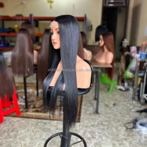 Ready-to-Ship Bone Straight Raw Vietnamese Human Hair Glueless Wig