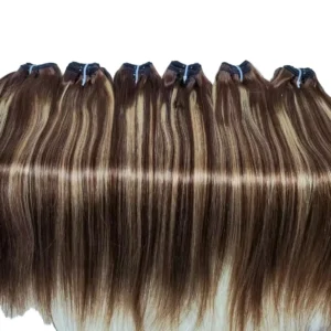 Remy Hair Brazilian Human Weave Silky Straight Wave Style Piano Color Top Selling for Women Chemical Free Fast Shipping