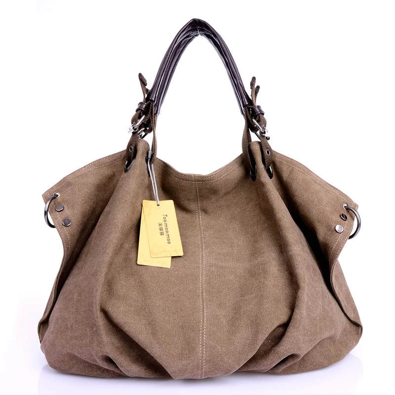 Women Canvas Messenger Bags Handbags Female Tote Bolsas Femininas Ladies Shoulder Crossbody Bags Women's Top-Handle Bags - Image 7
