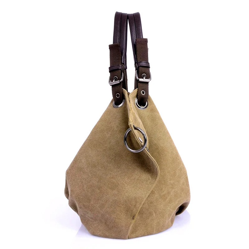 Women Canvas Messenger Bags Handbags Female Tote Bolsas Femininas Ladies Shoulder Crossbody Bags Women's Top-Handle Bags - Image 2