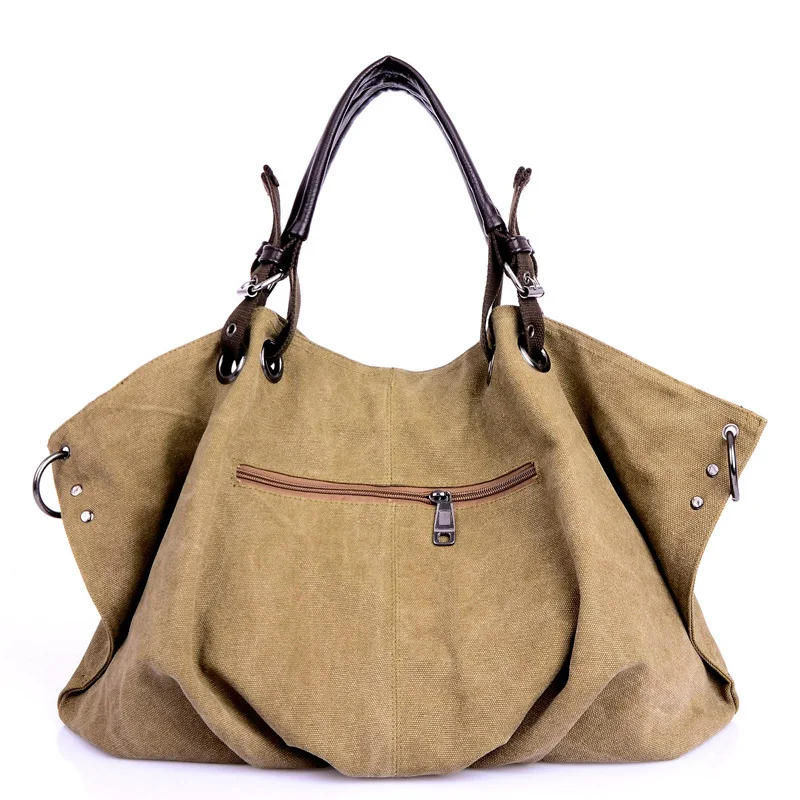 Women Canvas Messenger Bags Handbags Female Tote Bolsas Femininas Ladies Shoulder Crossbody Bags Women's Top-Handle Bags - Image 3