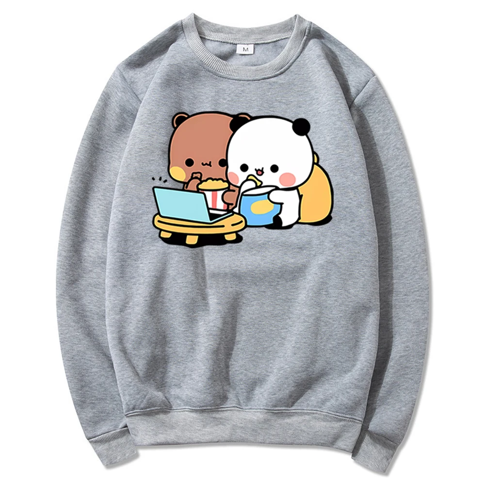 Cute Bubu and Dudu Sweatshirt Cartoon Panda Bear Bubu and Dudu Graphic Hoodie Women/Men Tops Kawaii Printed Harajuku Sweatshirts - Image 8