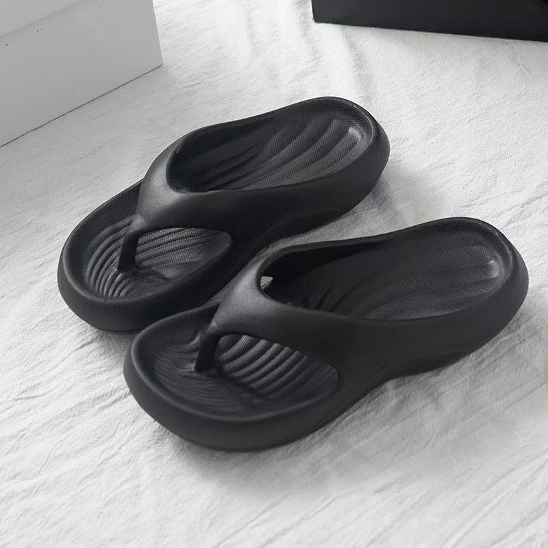 Women Stylish EVA Flip-Flops Comfortable Soft Anti-Slip Anti-Odor Fashionable Versatile for Beach Summer Casual Wear Beach Shoes - Image 12