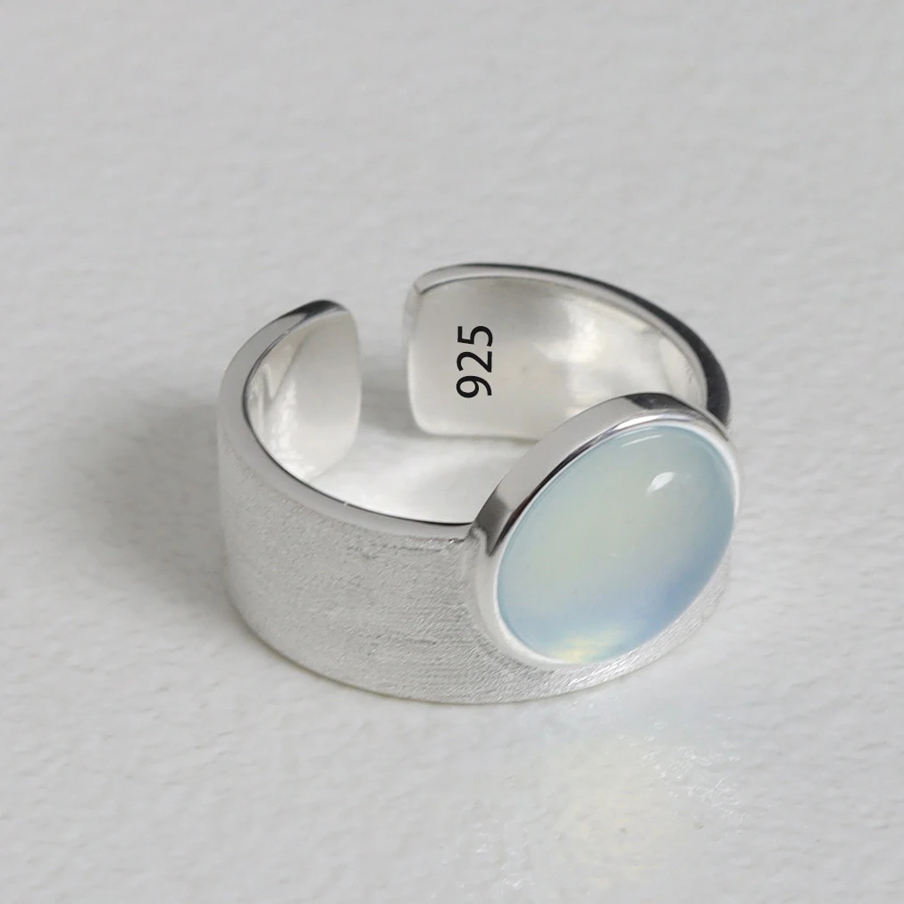VENTFILLE 925 Sterling Silver Wave Ring – Adjustable Irregular Golden Stackable Band - Image 25