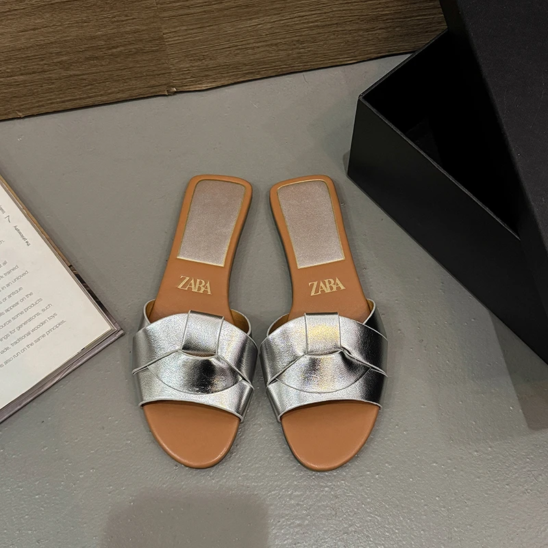 New Summer Designer Women'S Solid Color Fashion Slippers Zapatos De Mujer Women'S Shoes Slippers Women Slippers Women Shoes - Image 9