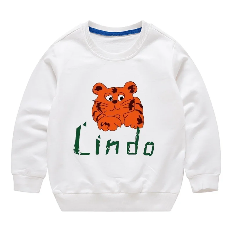 2025 New Autumn Boys Sweatshirts Cotton Kids Hoodies Casual Cartoon Printting Shirts Baby Boy Clothing 2-7 Years Children Tops - Image 3