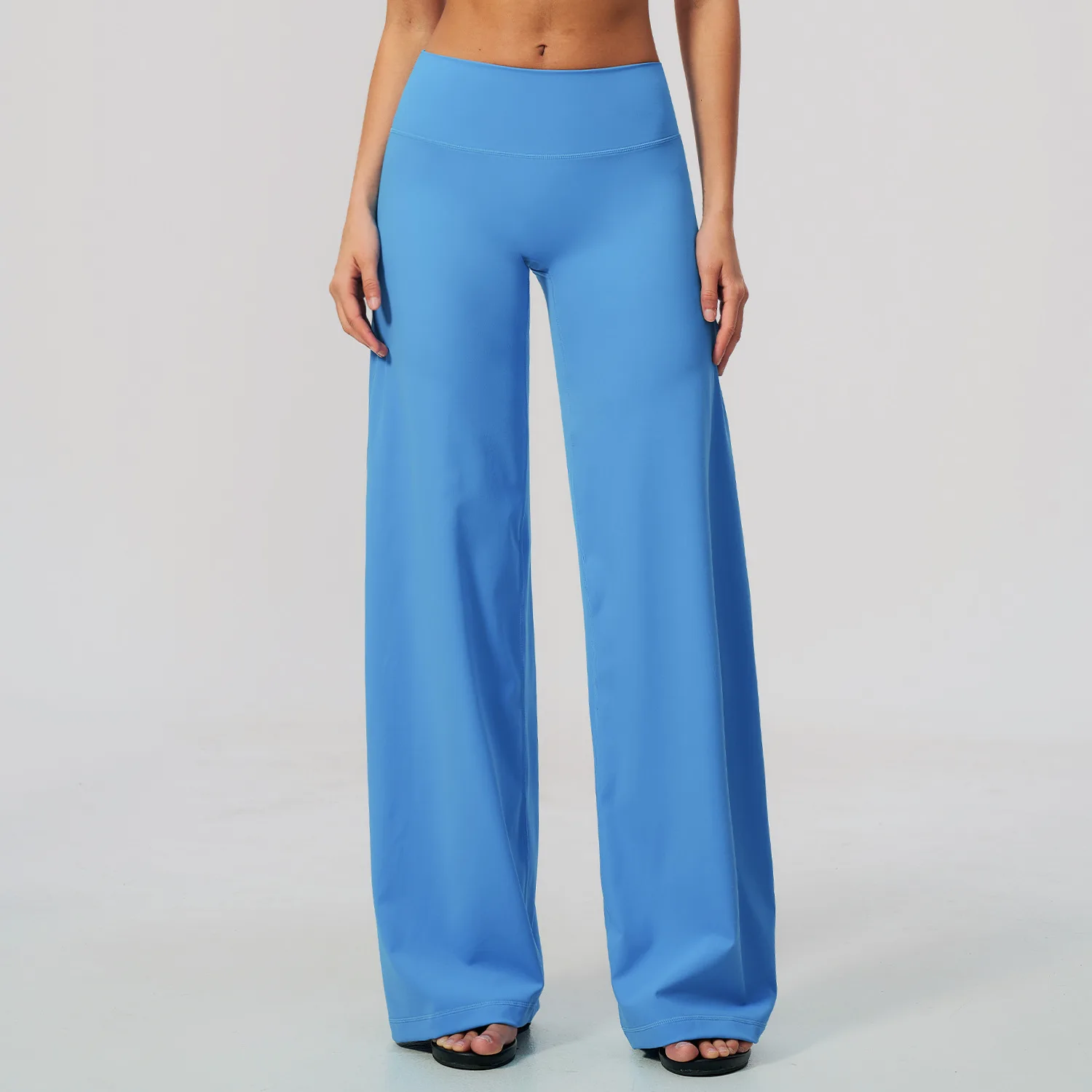Summer Yoga Pants Women's High Waist Sports Flared Pants Fitness Wide-Leg Pants Athletic Wear Running Workout Flared Trousers - Image 20