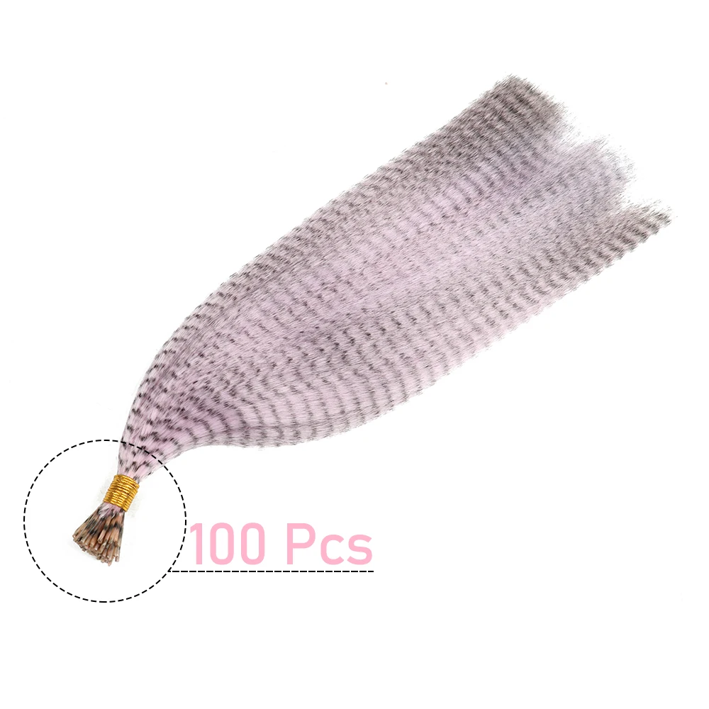 48Pcs Women's Colorful Synthetic Hair Extensions Set 38 Colors Tinsel Wig 26 Colors Feather Extensions Tool Kit for Hairdressing - Image 27