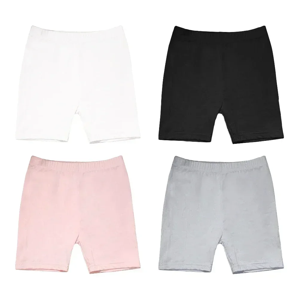 4pcs Girls Short Safety Pants Candy Color Modal Dance Leggings Kids Underwear Children Summer Cute Shorts Underpants 3-12 Years - Image 10