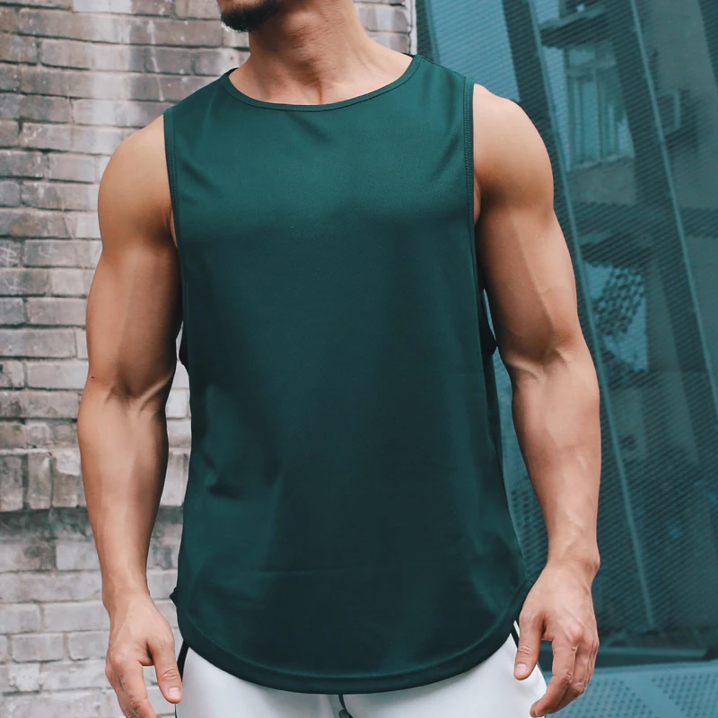 Men's Tops Tanks & Camis Basketball Clothing Tank Top Bodybuilding Mesh Gym T-shirt Man Singlets T-shirts Fitness Wear Tees - Image 4
