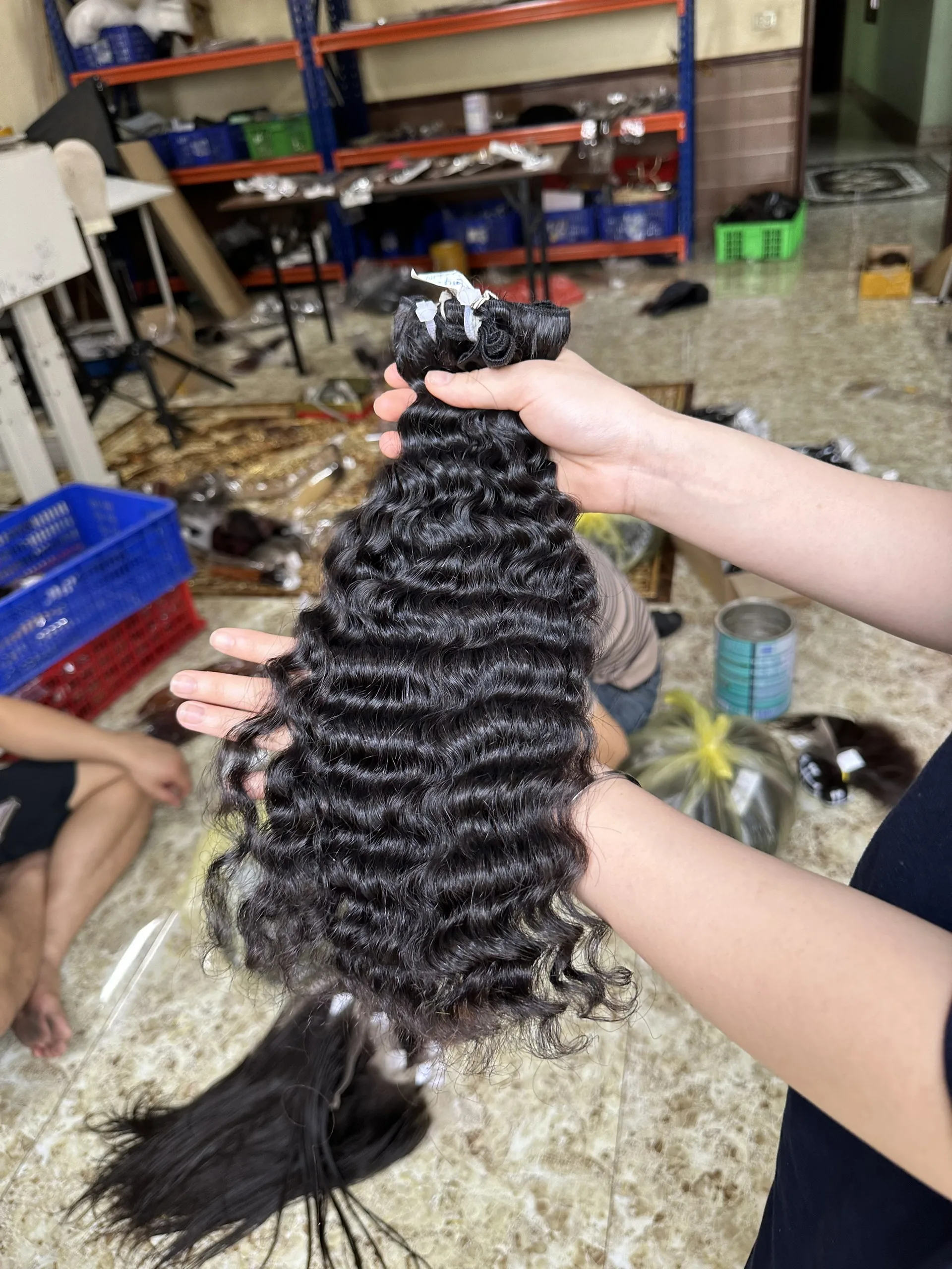 SHINHAIR Wholesale Vietnamese Raw Virgin Extensions Cheap 12A Deep Curly Human Hair Bundles for Black Women - Image 4