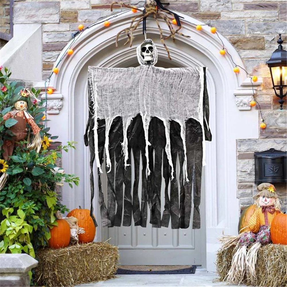 Horror Schedel Hanger Variabele Vorm Schedel Halloween Prop Party Outdoor Spookhuis Bar Halloween Decoration - Image 3